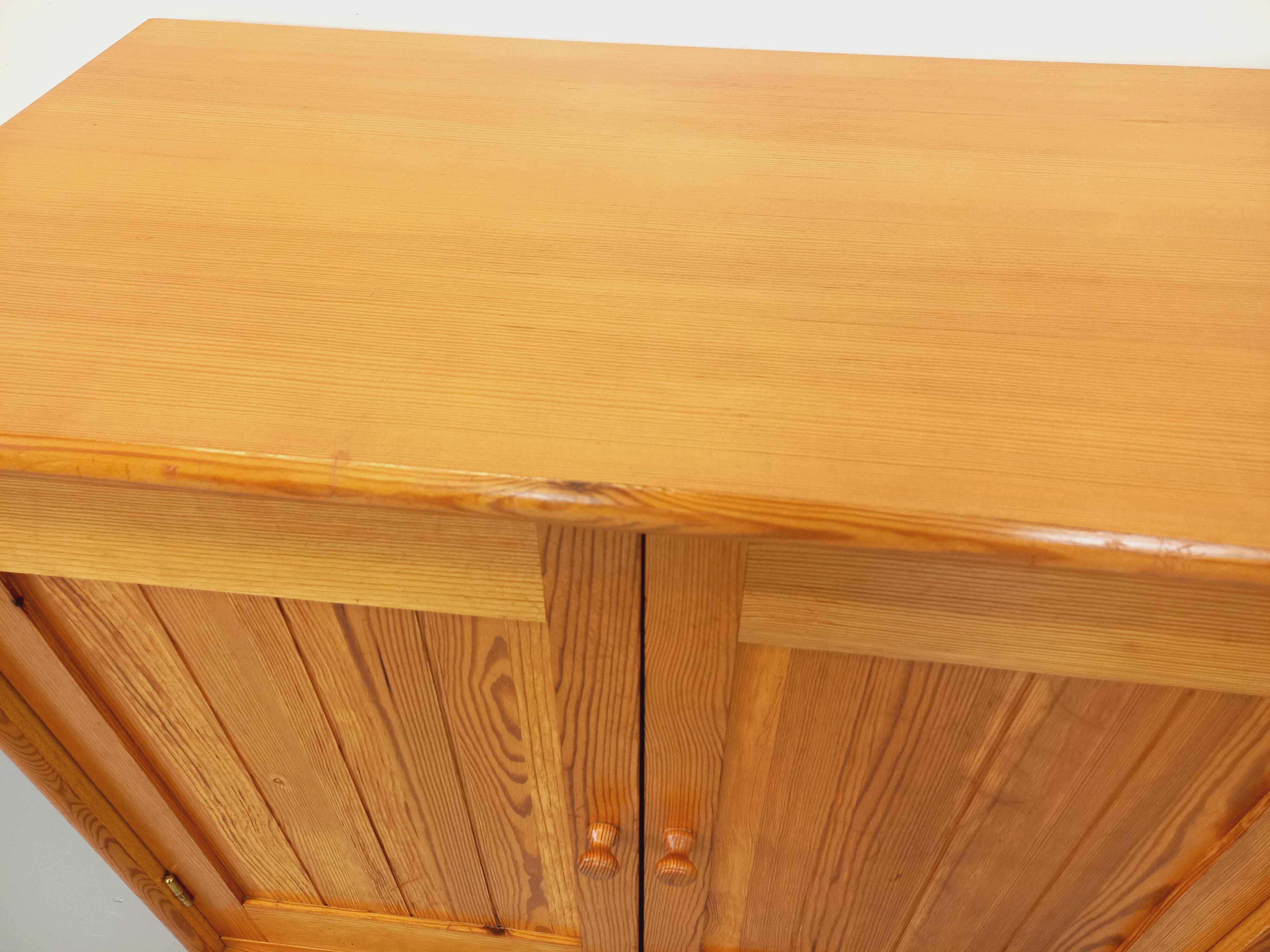 Vintage pine storage unit from the 60s 70s