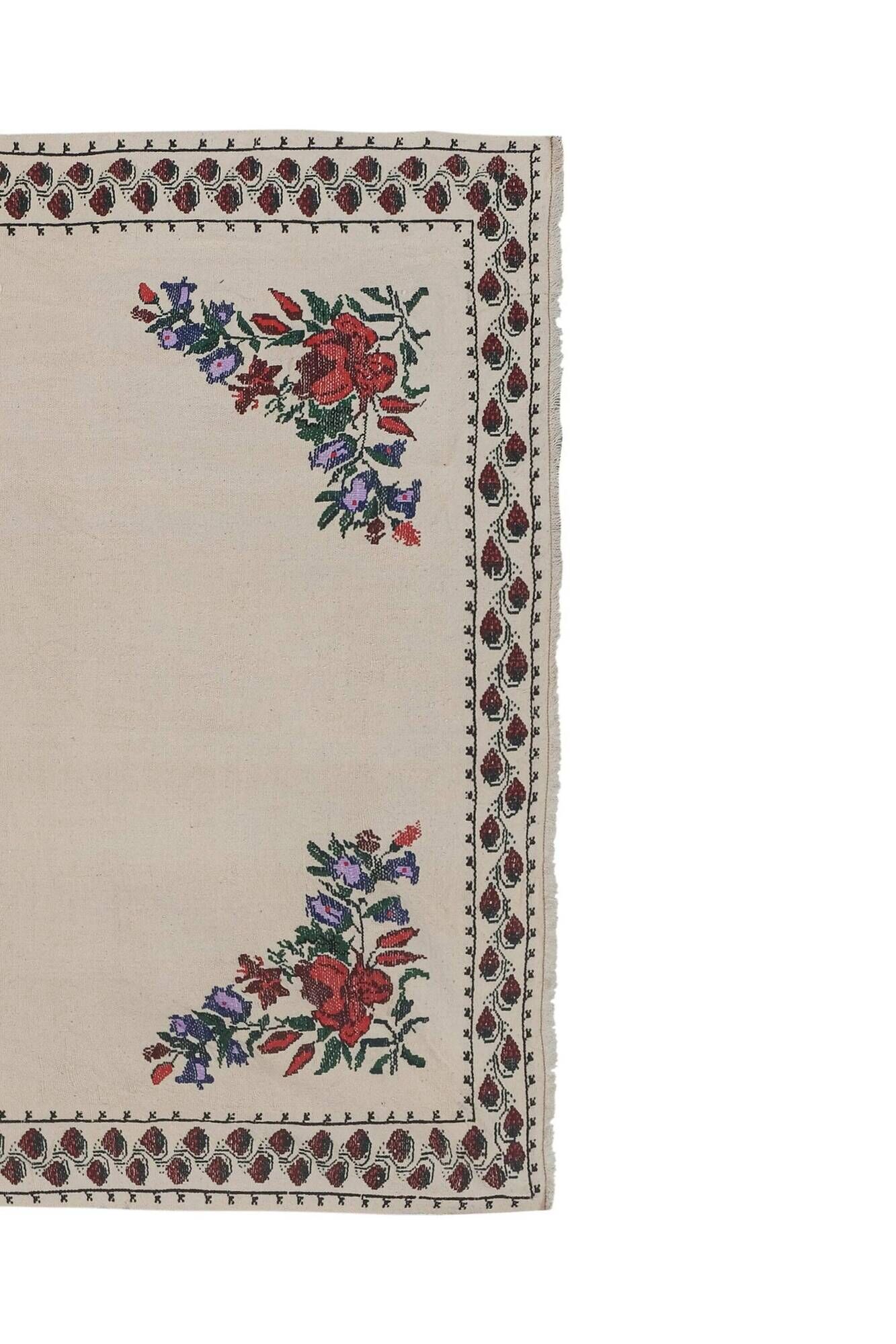 Vintage Turkish kilim handwoven 166x250 cm