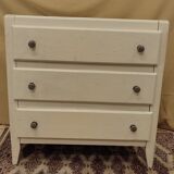 Chest of drawers white wood