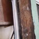 Carved old entrance door