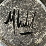 Set of 6 hand-painted ceramic plates – Modernist style