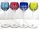 Saint Louis Traminer 4 glasses Rhin Roemer crystal, signed colour, excellent condition.