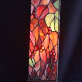 Stained glass lamp in the style of Tiffany
