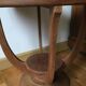 Guéridon, table d’appoint Art déco en marqueterie de marbre et bois