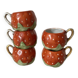 Strawberry liqueur slushie cups