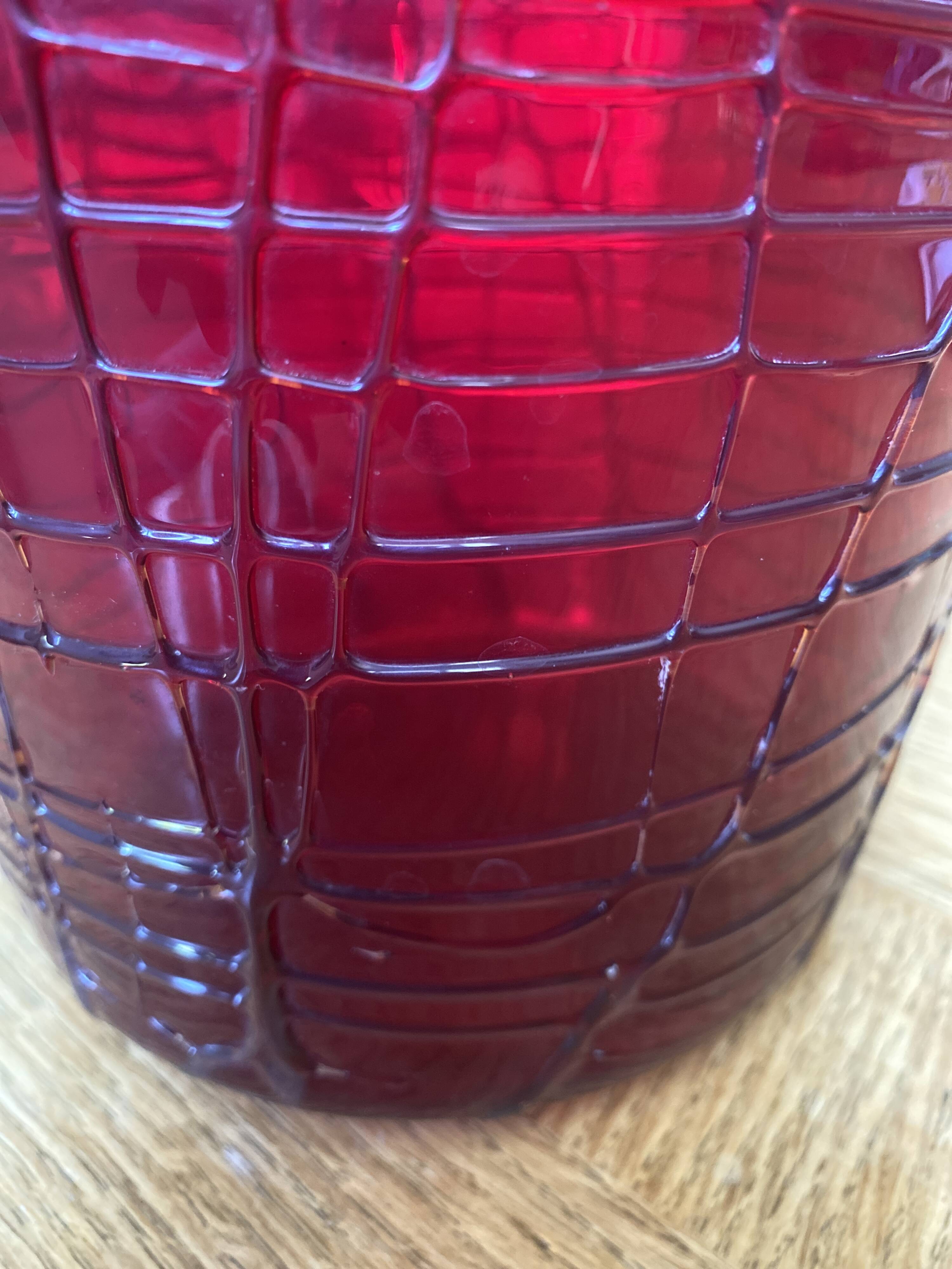 Champagne bucket in glass