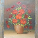 Painting bouquet of flower g.bessel oil on canvas