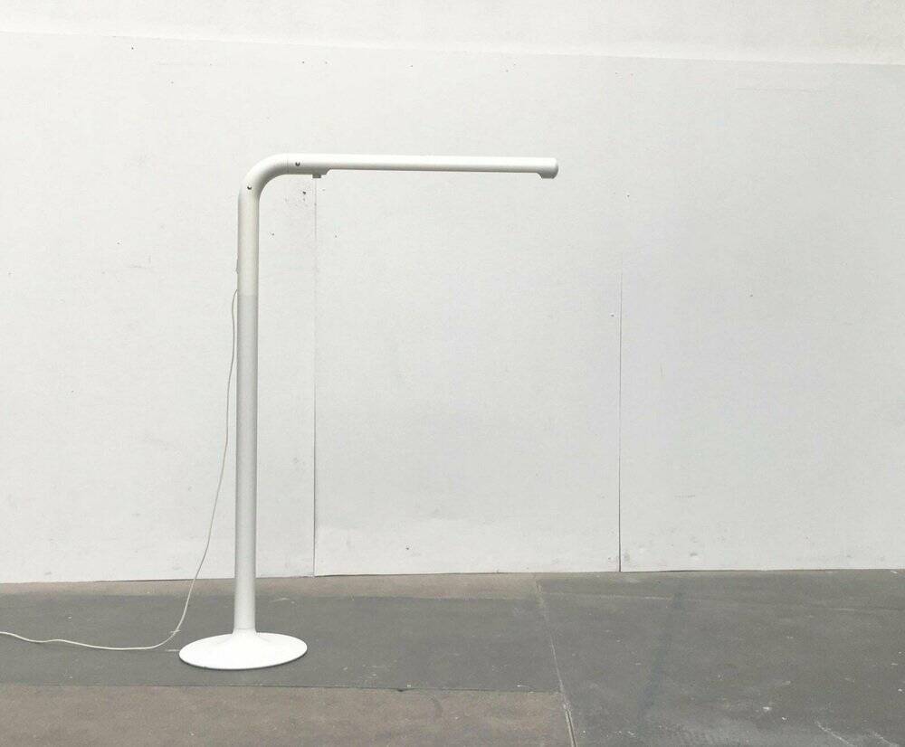 Floor lamp with a tube design from the Swedish Space Age mid-century by Anders Pehrson for Ateljé Lyktan, 1960s.