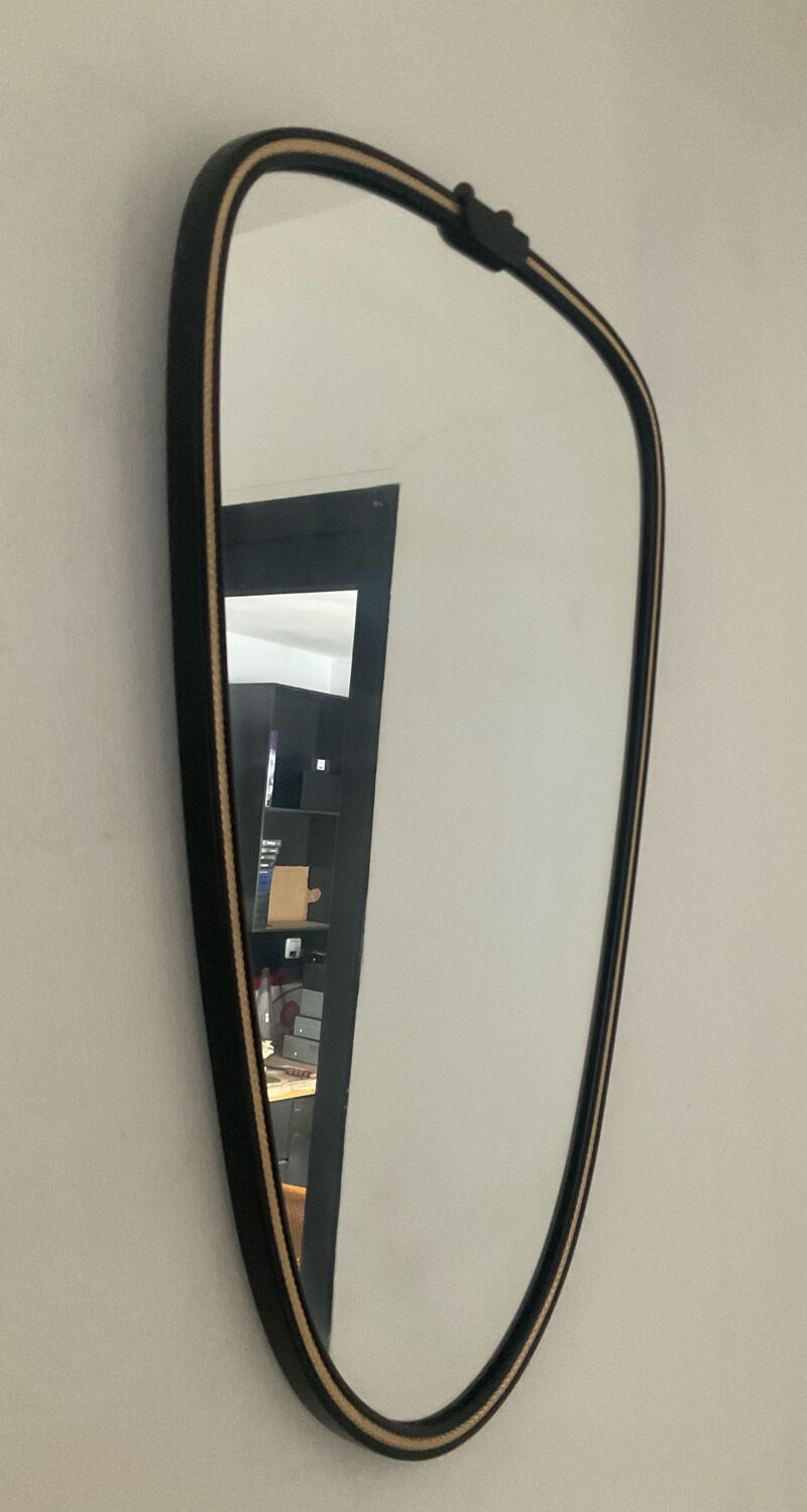 Miroir asymétrique forme libre des années 60-70