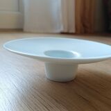 2 porcelain candlesticks signed raynaud by thomas keller - sleek style diameter 13.5cm height 3.5cm