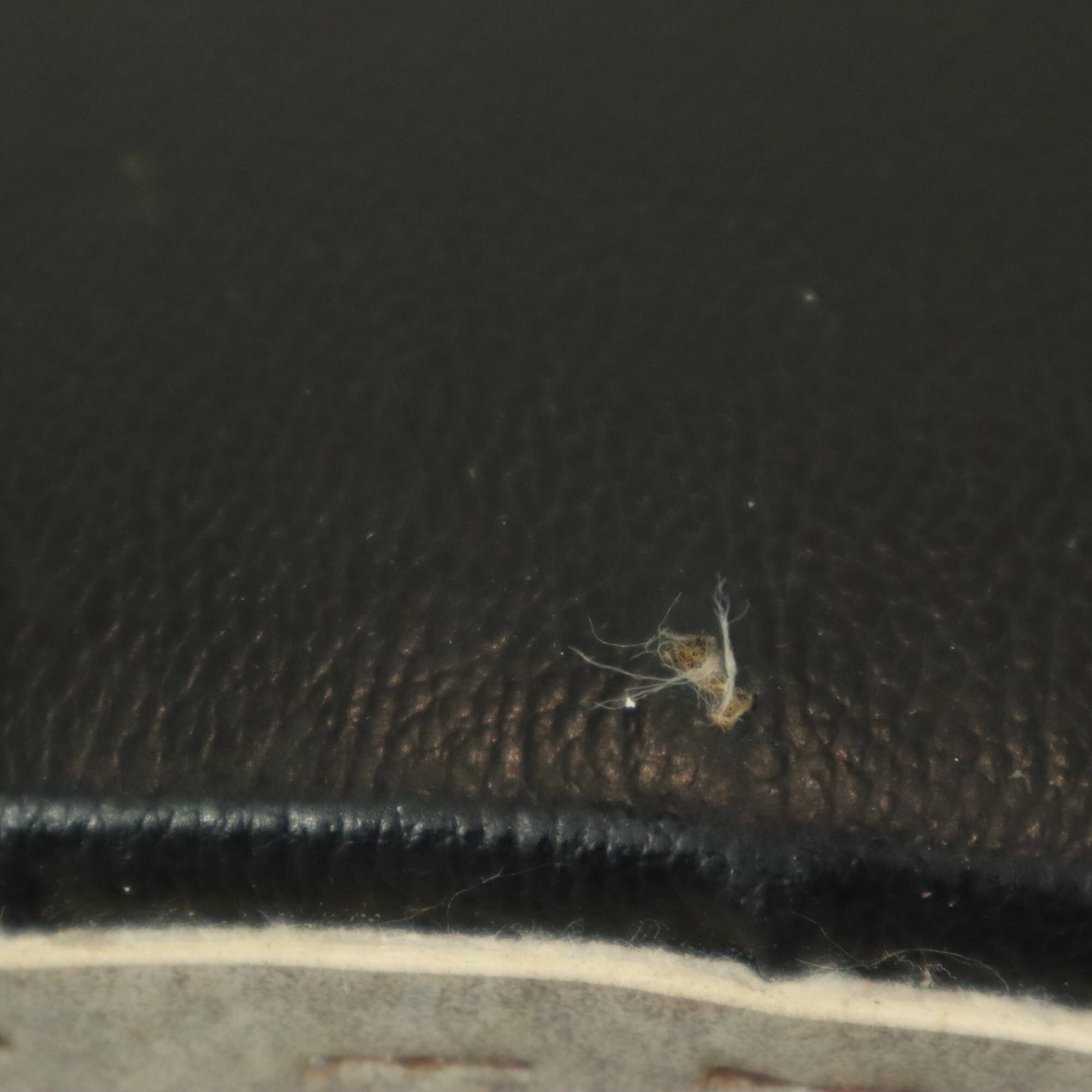 Round Vintage Pouf Gray Black Two-tone Skai Sixties