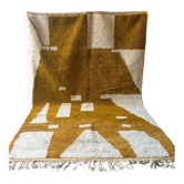 Tapis berbère en laine naturelle 3x2 m