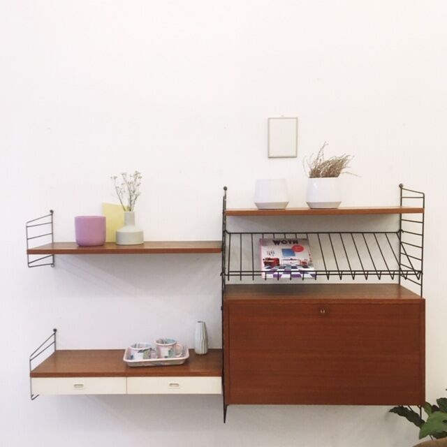 Laddershelf by String, Sweden, 1960s