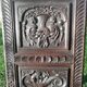 Carved wooden door