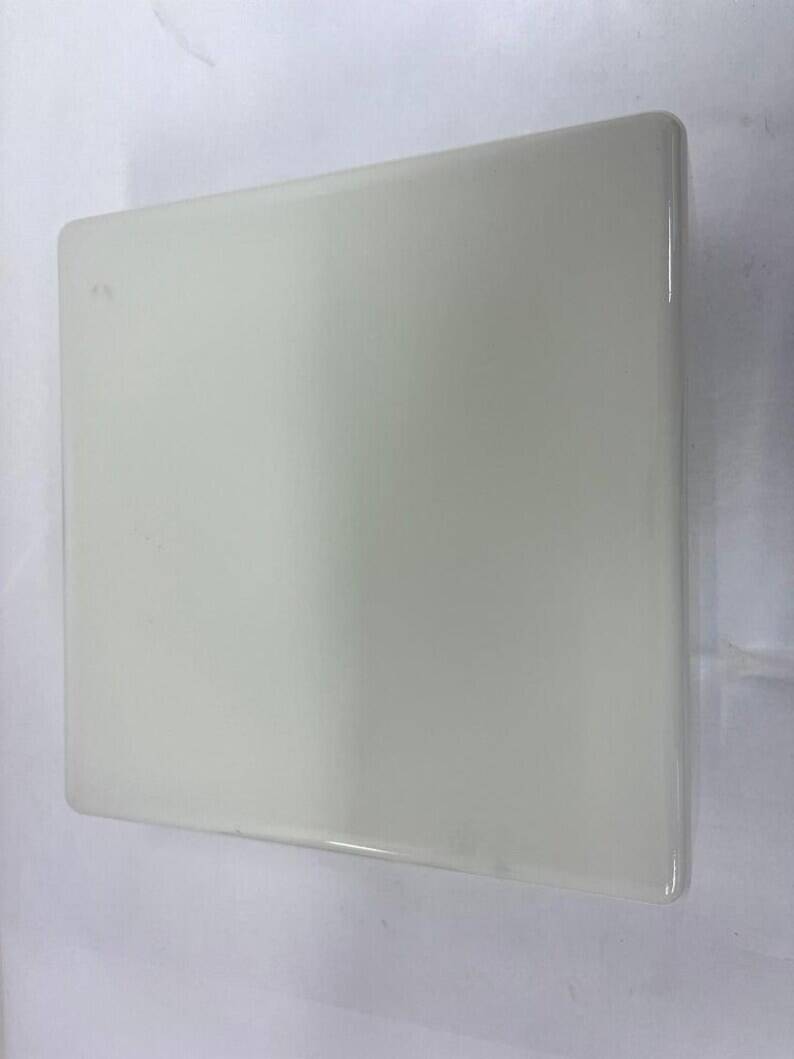 Mid-Century Milk Glass Flush Mount or Wall Light, Czechoslovakia