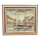Tableau huile sur toile époque Art Déco vers 1920