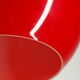 Peill & Putzler red glass ceiling lamp Germany 70s