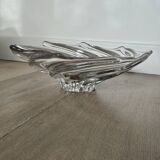 Vintage glass spiral trinket tray