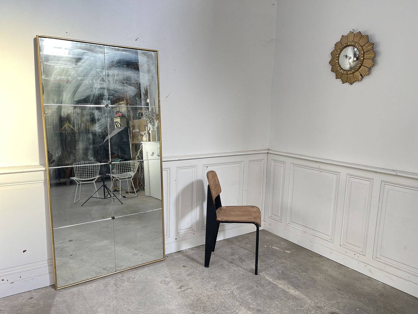 Large brewery mirror from the 1950s