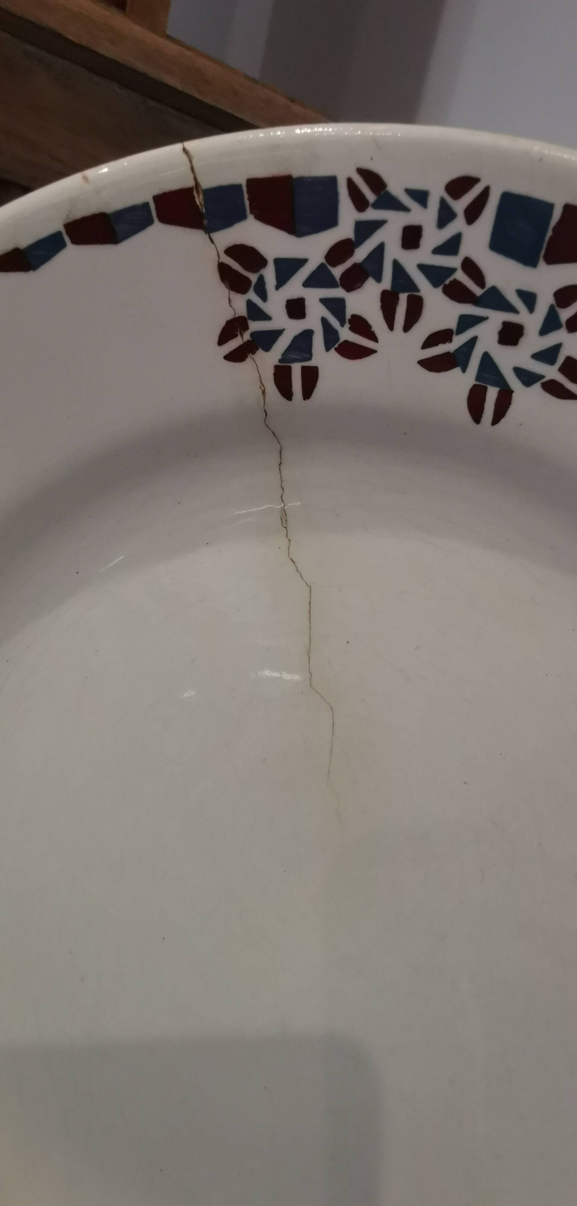 4 earthenware dinner plates OKAN model from Longchamp TERRE DE FER