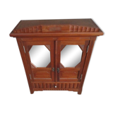 Miniature art-deco cupboard in chene