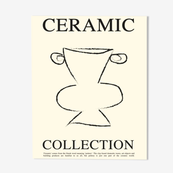 Affiche Collection céramique pt.01