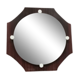 Rosewood 60s wall mirror
