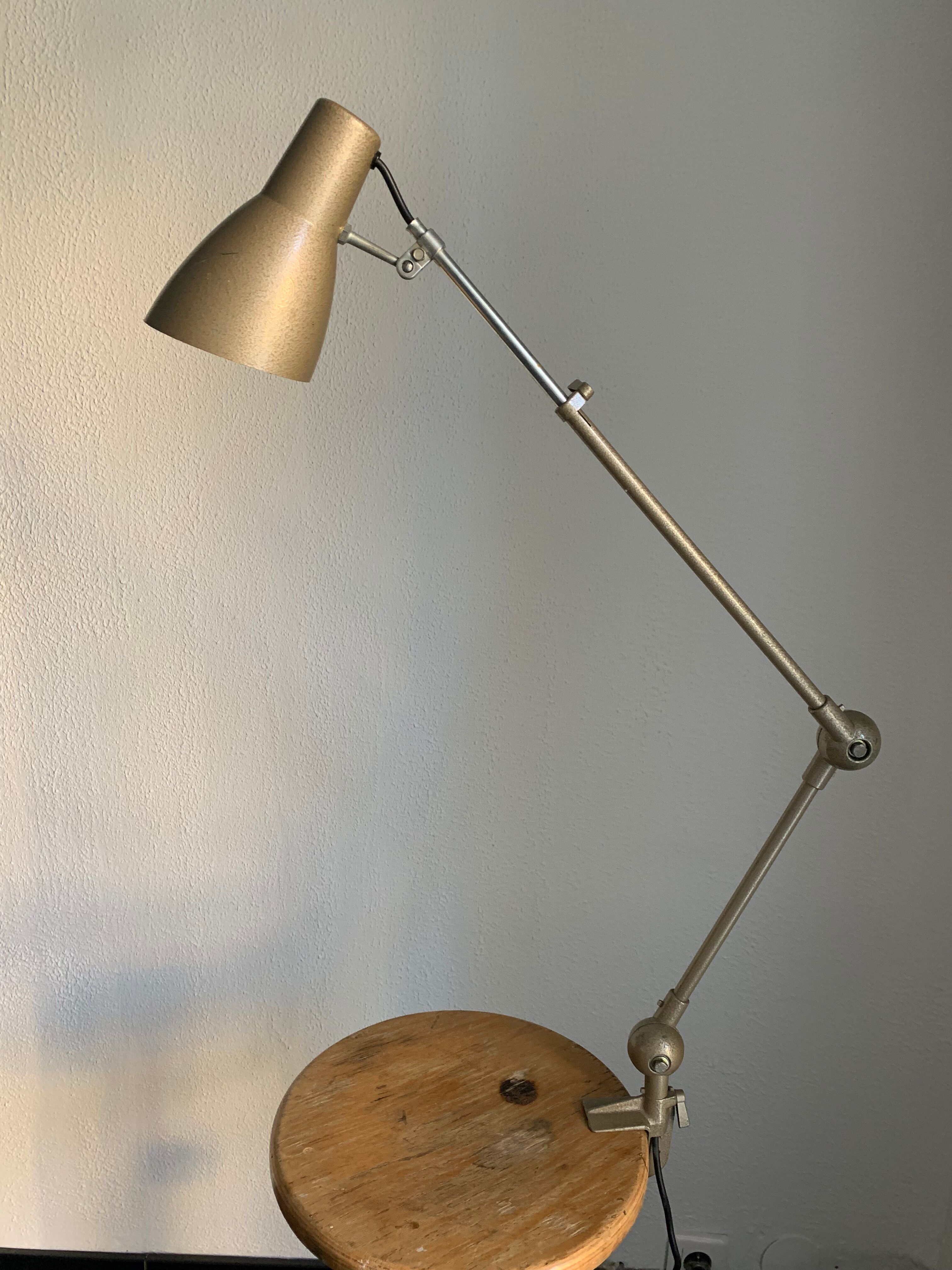 Lamp 1960 industrial Lumina AB champagne - 70 cm