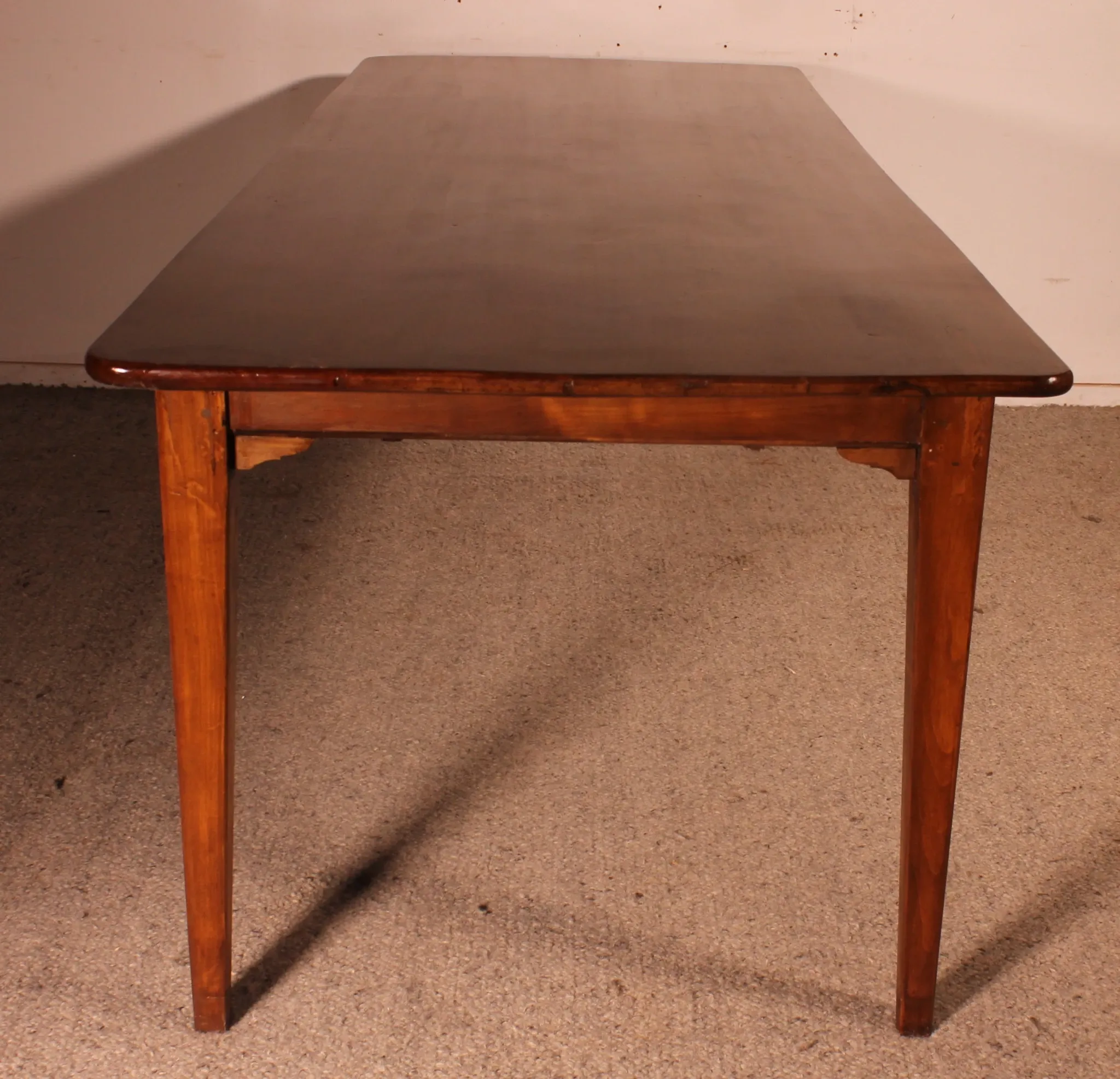 19th Century Cherry Wood Refectory Table, 2.52 metres long