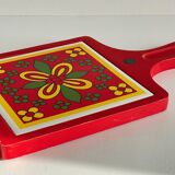 Vintage Red Plate Mat