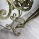 Wall console in wrought iron, 20th century