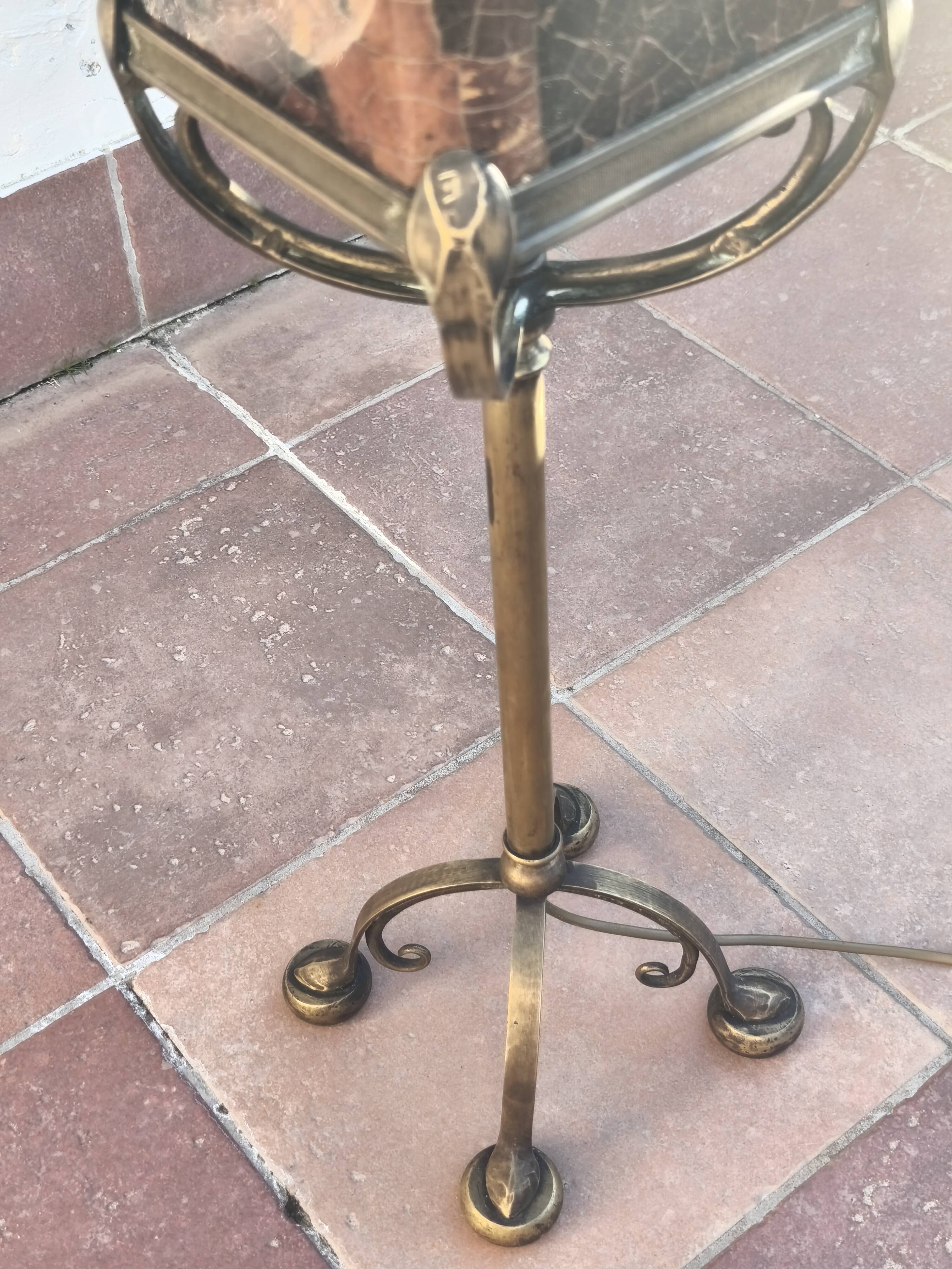 Brutalist sun lamp from the 1960s in Italy.