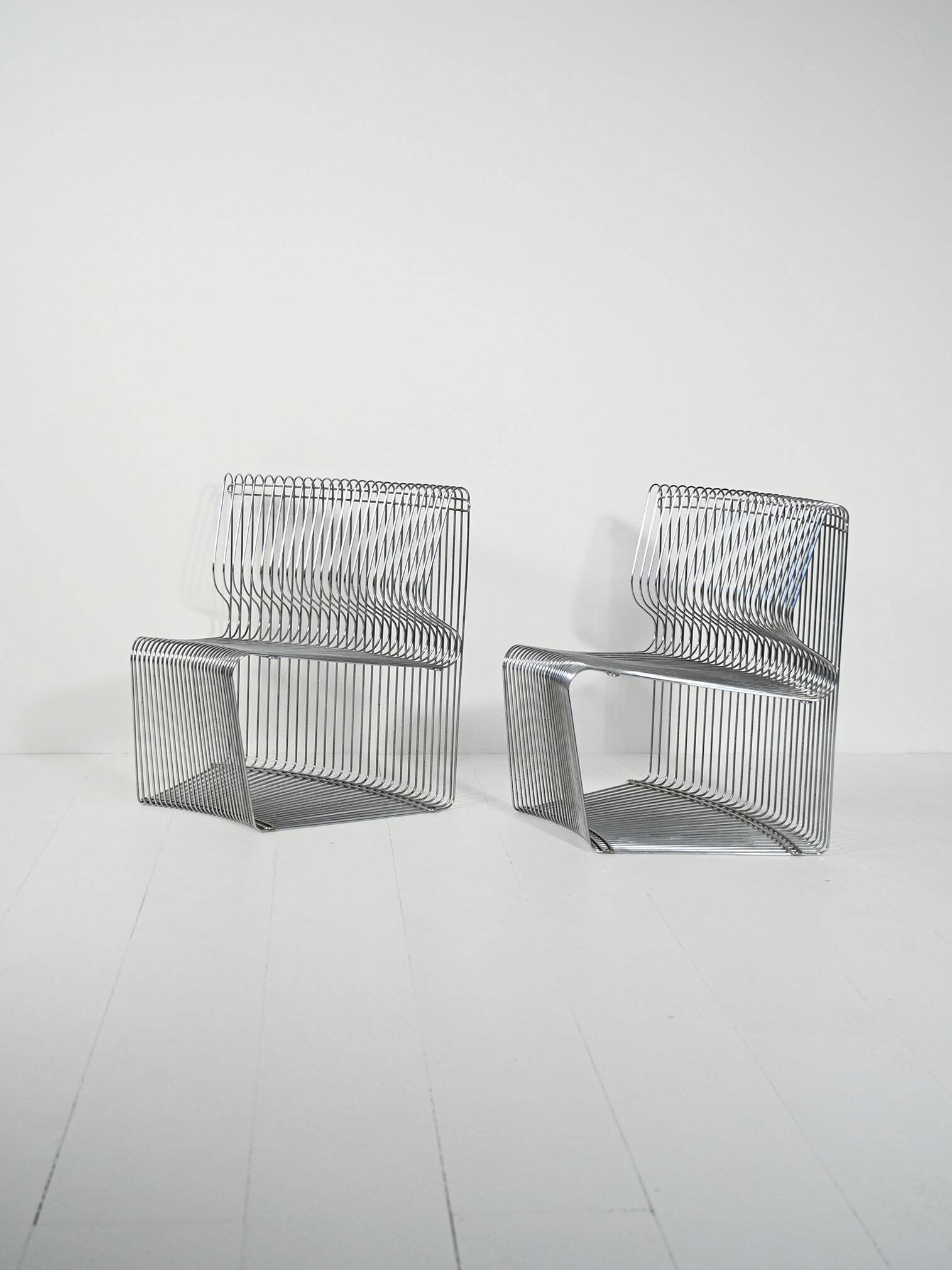 Pair of “Pantonova” lounge chairs by Verner Panton