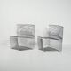Pair of “Pantonova” lounge chairs by Verner Panton