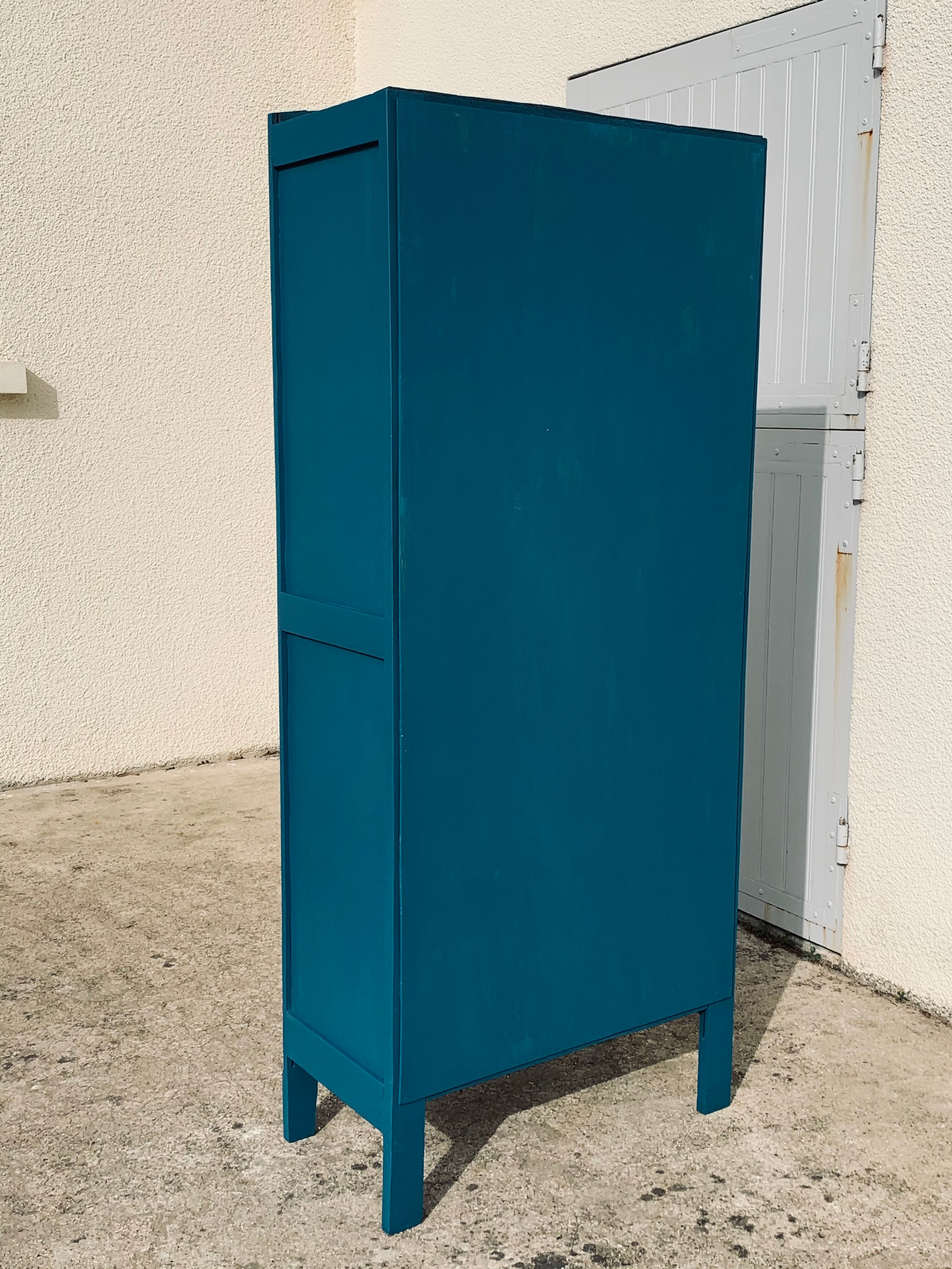 Glass-glazed Parisian wardrobe 1930