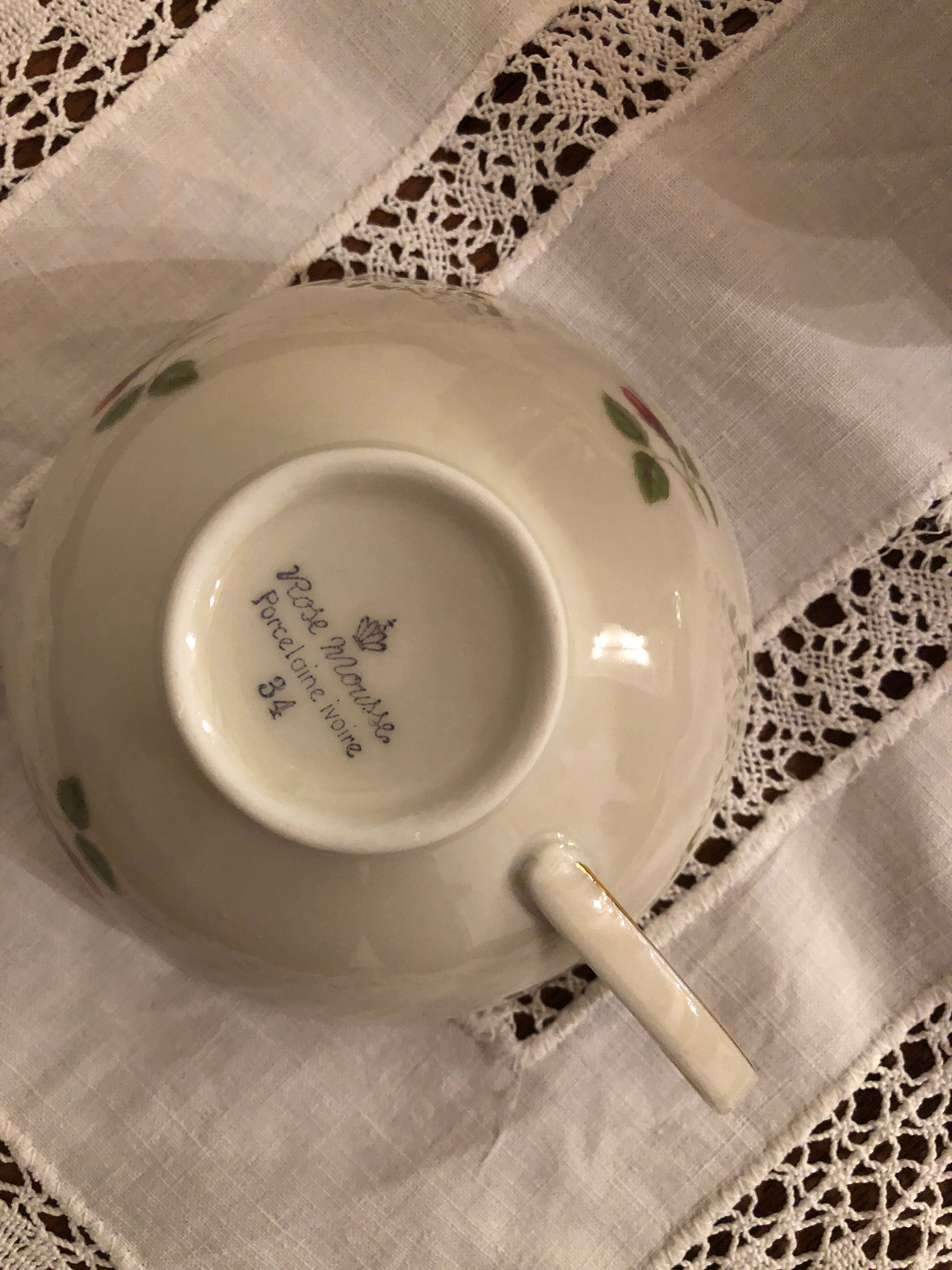 Swiss porcelain tea or coffee service