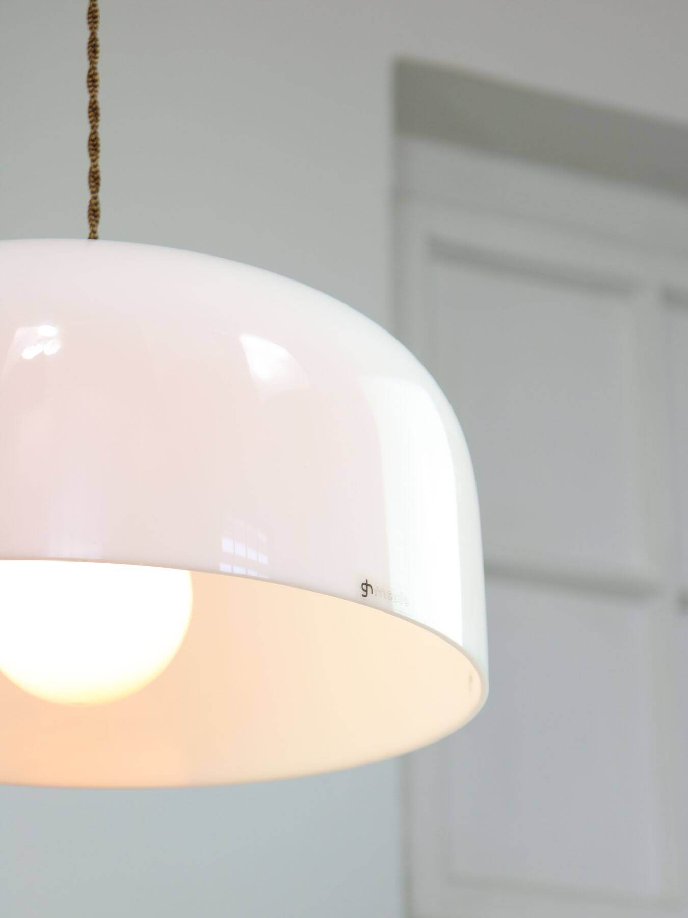 Space Age Medusa by Luigi Massoni for Guzzini in Brass, 1970s