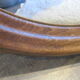 Mirror oval wood molding
