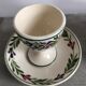 Set de 2 coquetiers vintage modèle Rusticana Sarreguemines