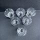 6 Daum Sorcy signed wine glasses