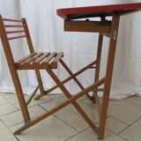 Foldable school desk from the 60s brand PLIDEAL