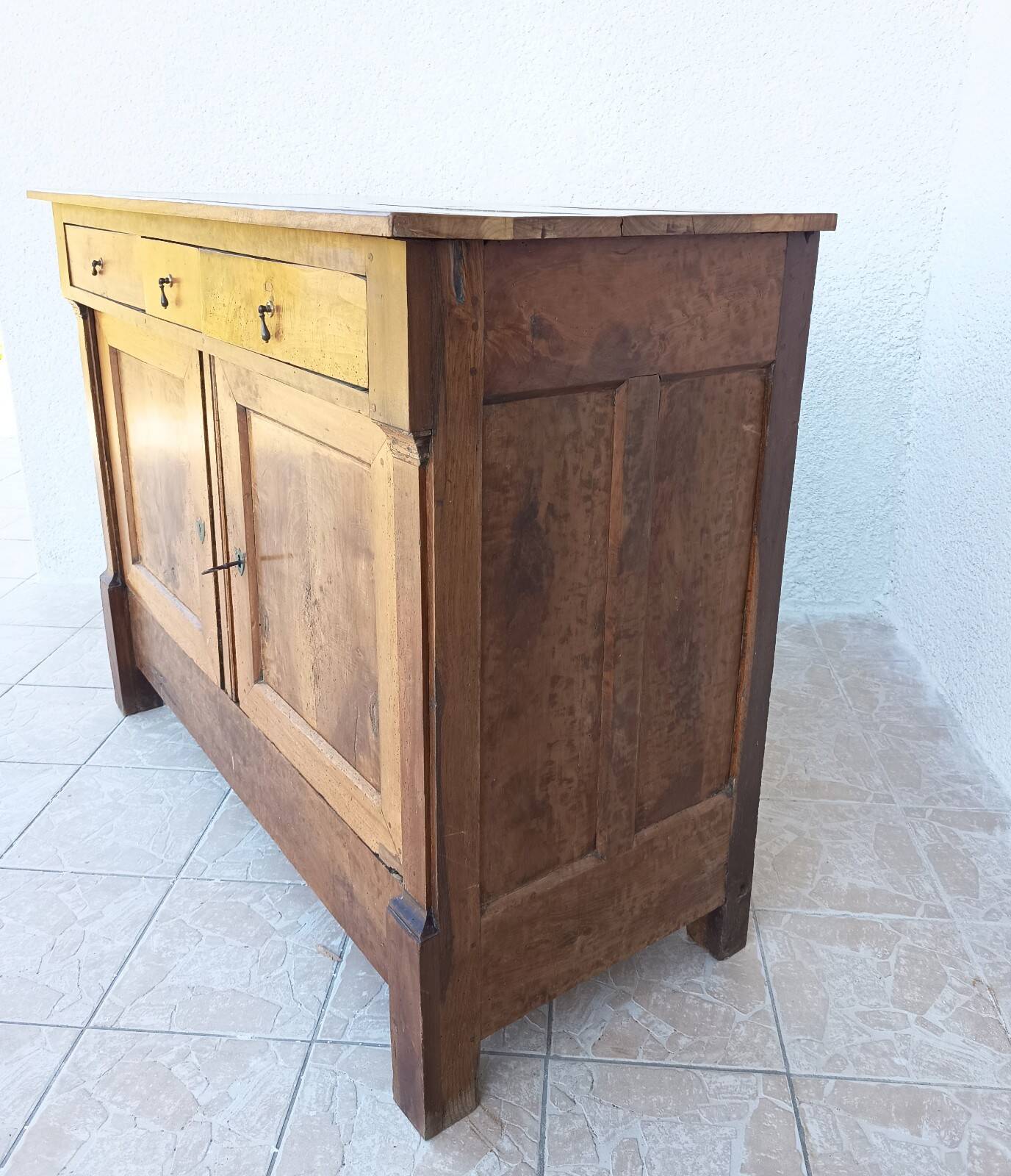 Empire-style buffet in cherry wood