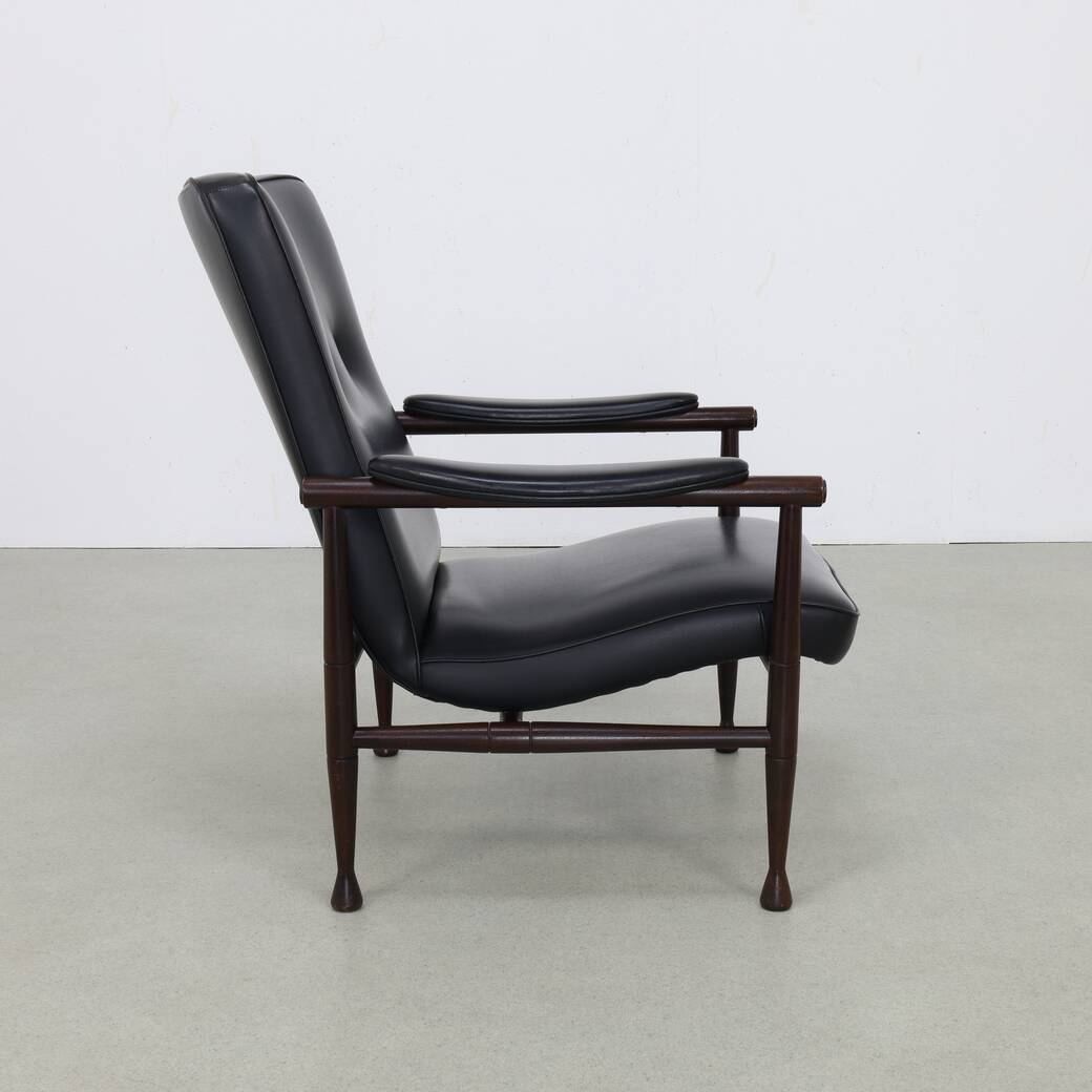 Fauteuil de salon moderne néerlandais du milieu du siècle par TopForm, années 1960