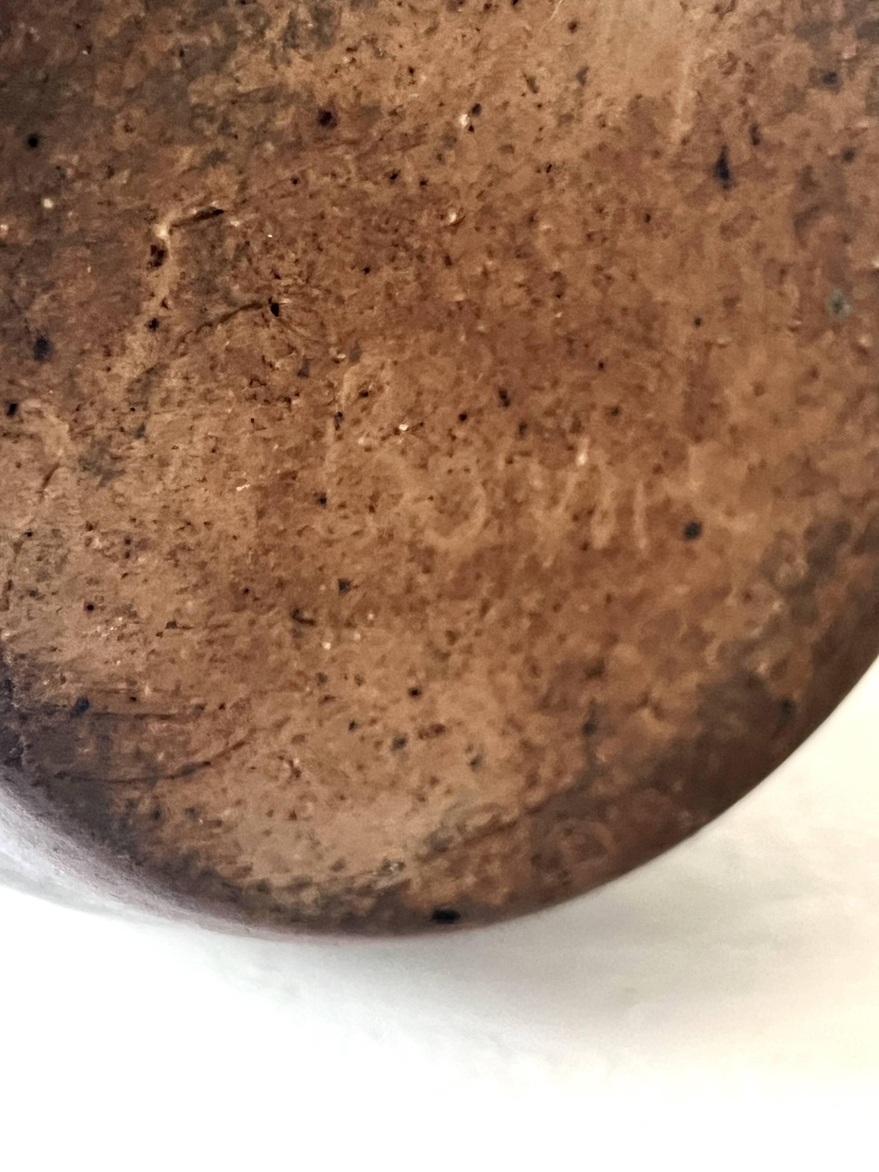 Carafe en grès pyrité, La borne France 1950