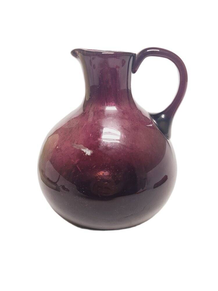 Vintage Polish jug by Zbigniew Horbowy for Sudety Glassworks, 1970s