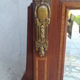 Buffet desserte Louis XVI en placage d'acajou et marqueterie de bois précie