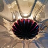 Mid Century modernist frosted glass flush mount ceiling or wall light fixture lamp, 1960s
