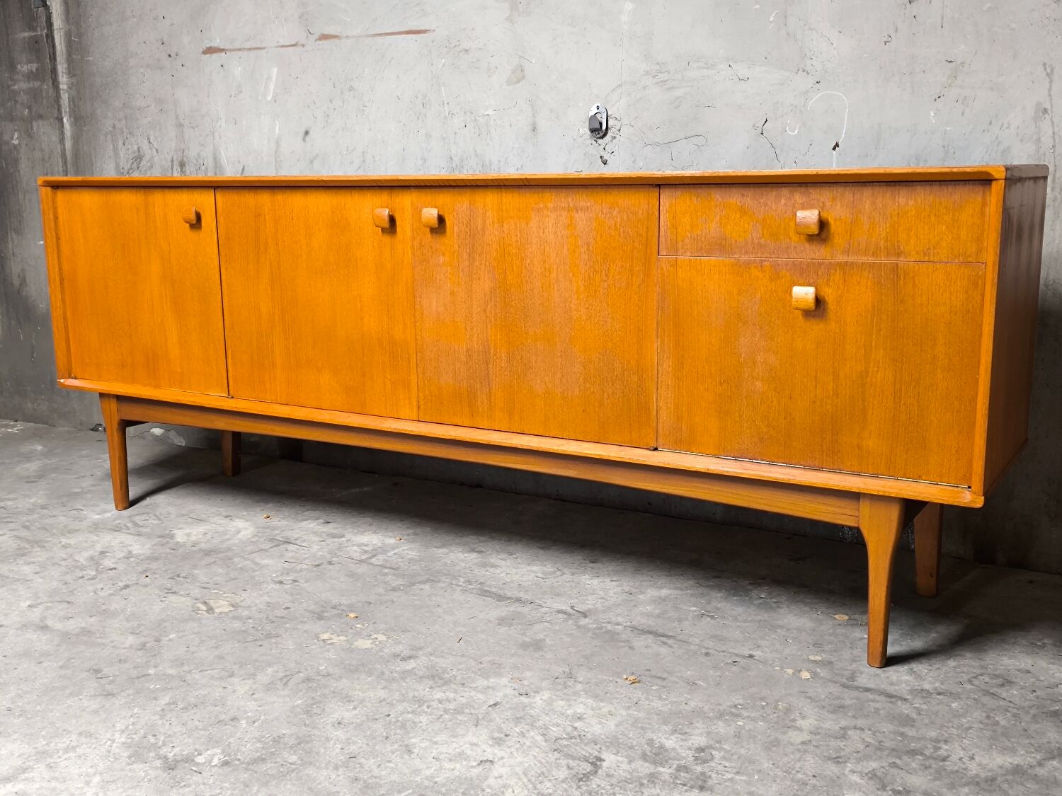 Vintage Scandinavian teak sideboard