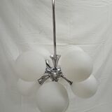 Lampe Spoutnik métal chromé