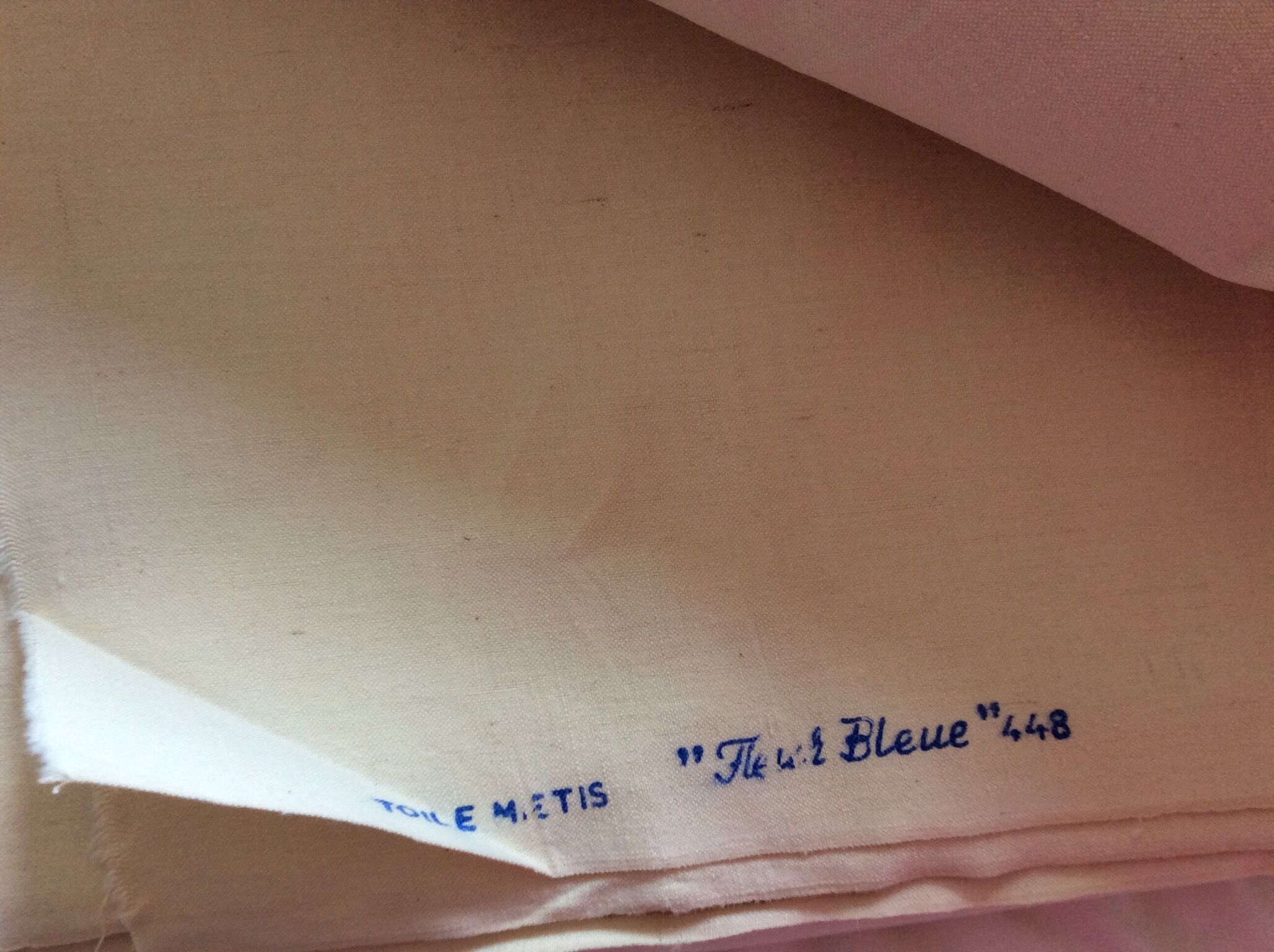 Canvas Métisse Blue Flower 448 - 7 meters